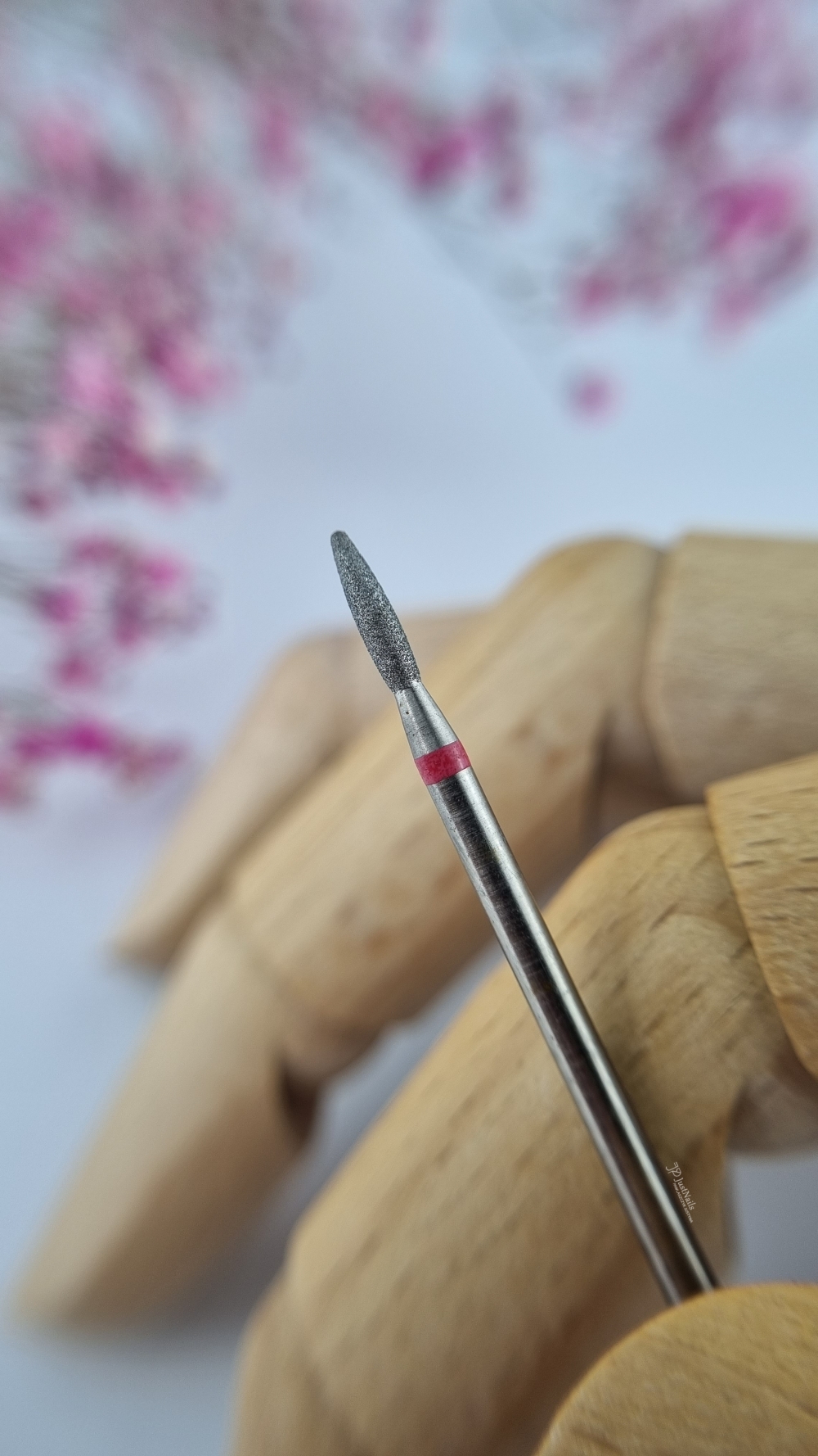 GOOD MANI CUTICLE DRILL BIT F121 FLAME RED