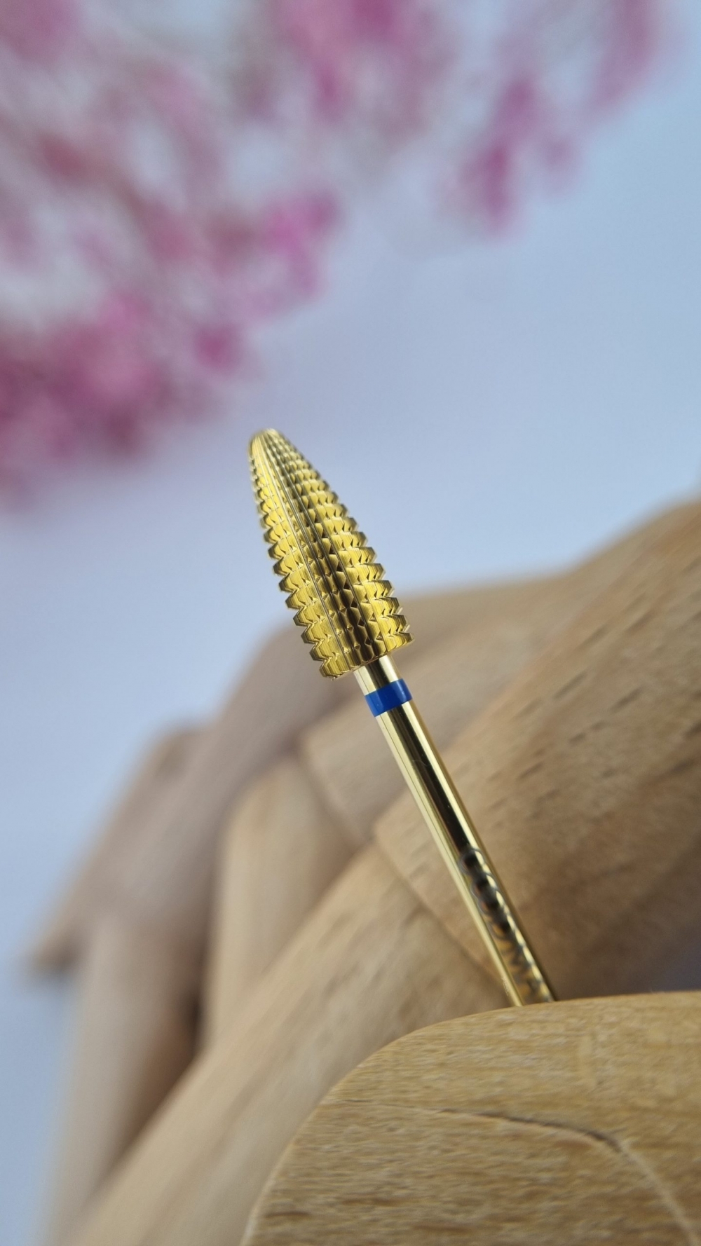 GOOD MANI GOLD CARBIDE BUR TORNADO  M F19