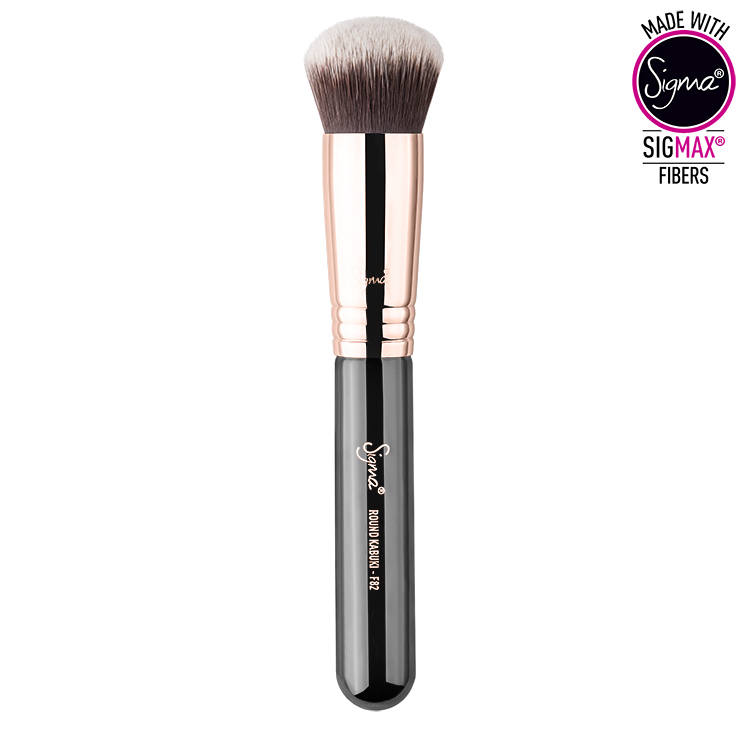 SIGMA BEAUTY ROUND KABUKI BRUSH COPPER F82