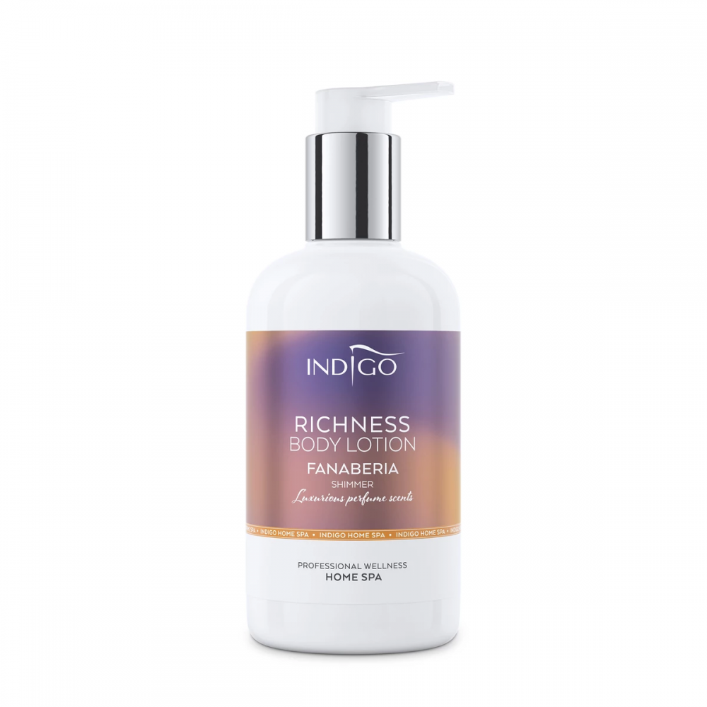 INDIGO BODY LOTION WITH PARTICLES FANABERIA SHIMMER 300ML