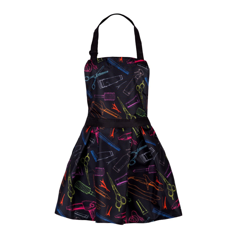 K.TYRKA COSMETIC APRON BALBINA CRAZY SCISSORS COLOR