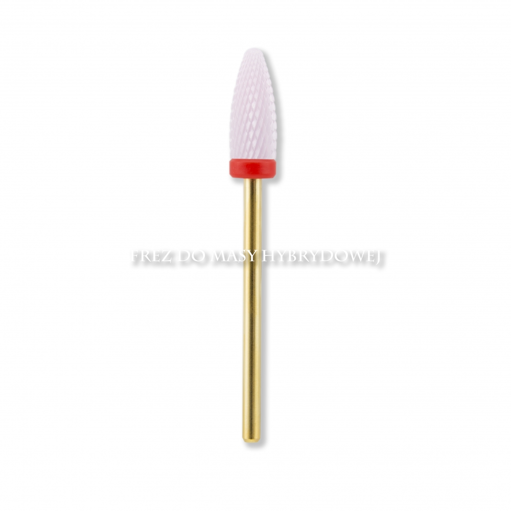 JULIA NESSA CERAMIC DRILL BIT FOR PULLING THE HYBRID (WHITE WITH RED RING)