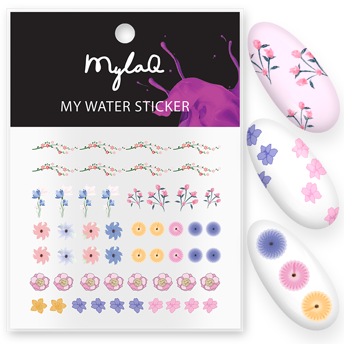 MYLAQ MY FLOWER WATER STICKER 