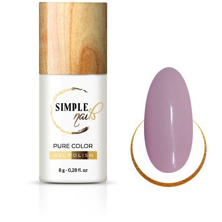 SIMPLE NAILS UV/LED GEL POLISH PURE COLOR FRENCH PINK MEDIUM