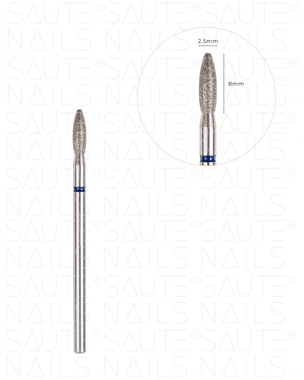 SAUTE NAILS DIAMOND CUTICLE DRILL BIT NO.04