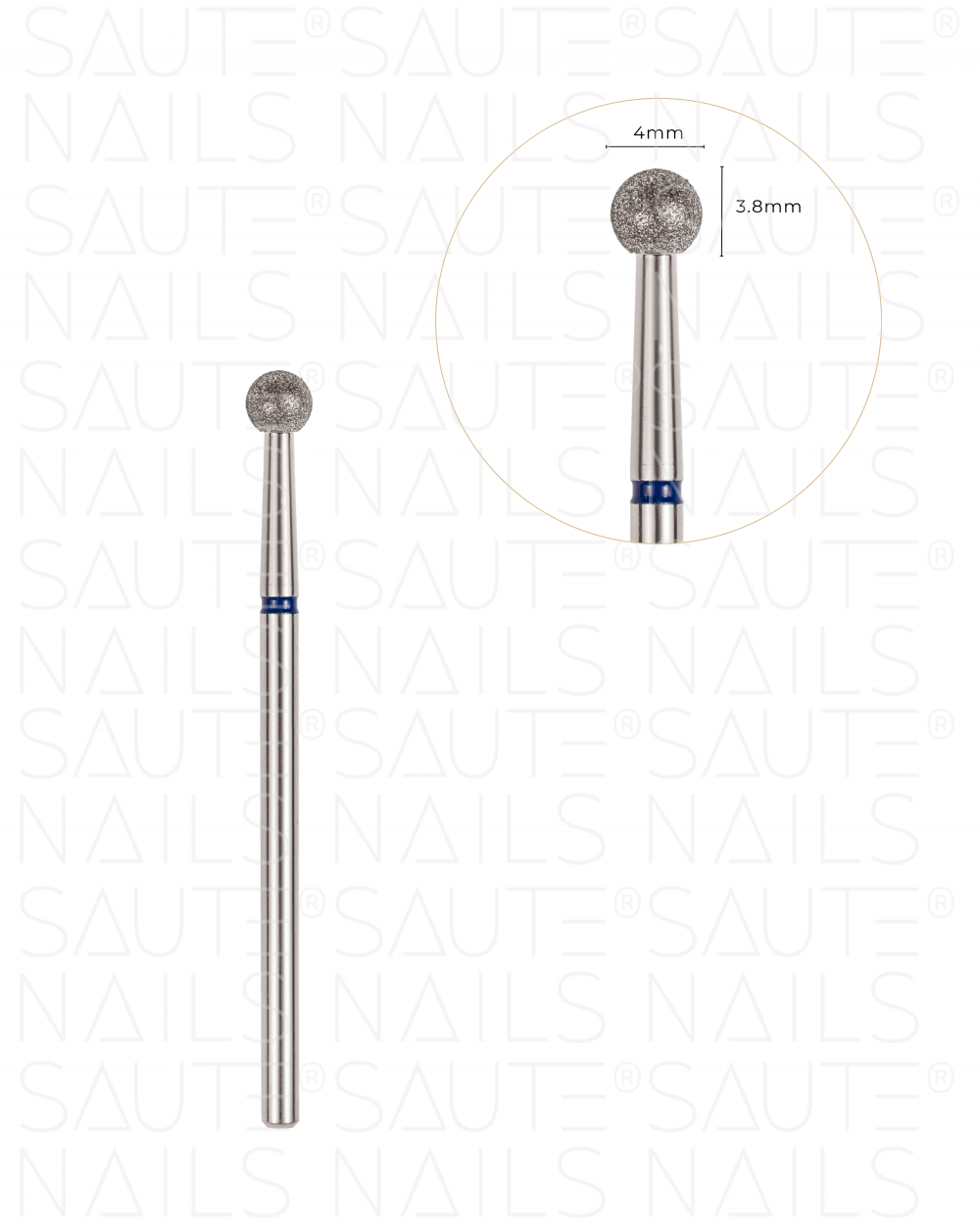 SAUTE NAILS DIAMOND CUTICLE DRILL BIT NO.06