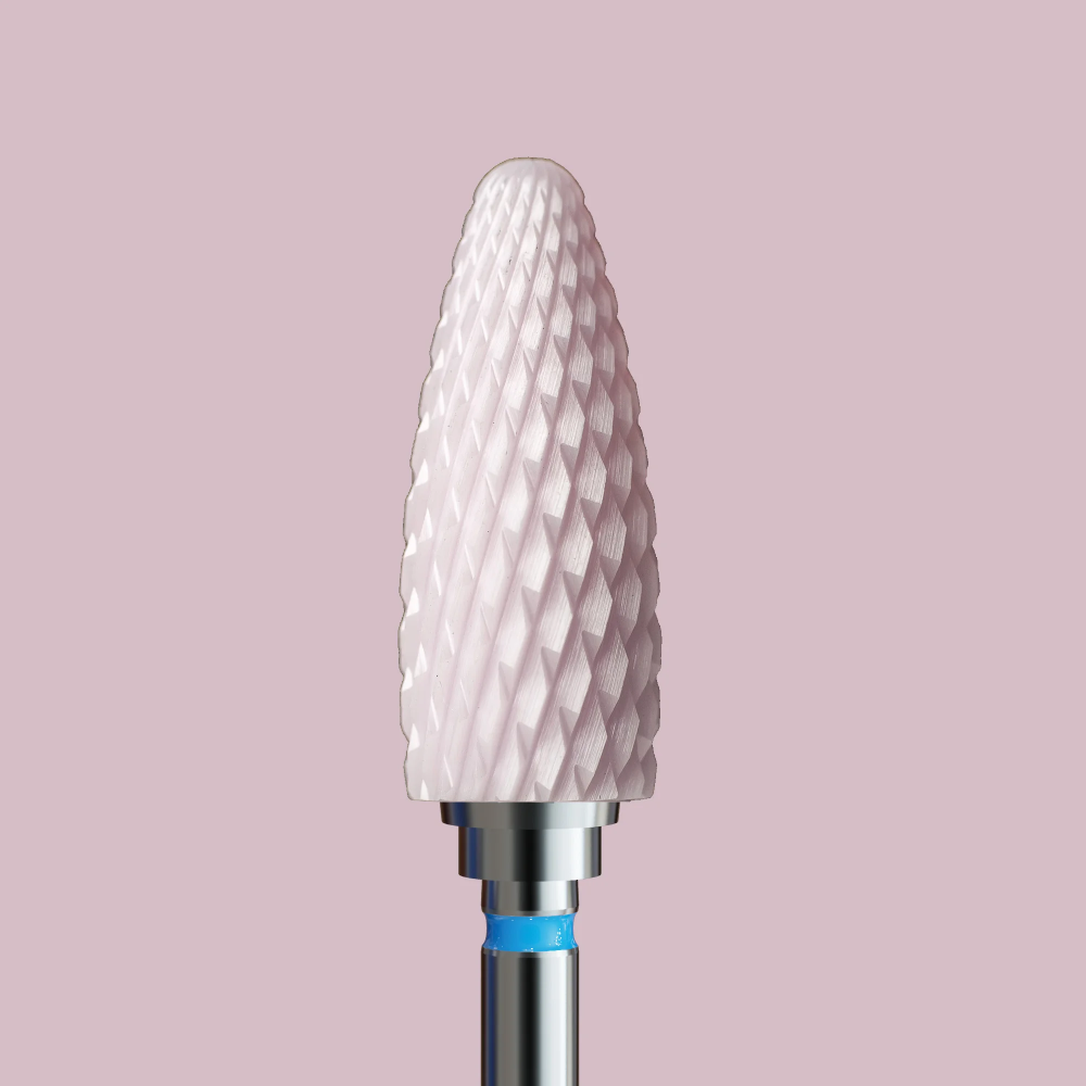 IQ NAILS DRILL BIT CERAMIC PINK FOR HYBRID, GEL AND ACRYLIC (Z274X HP 060_P)