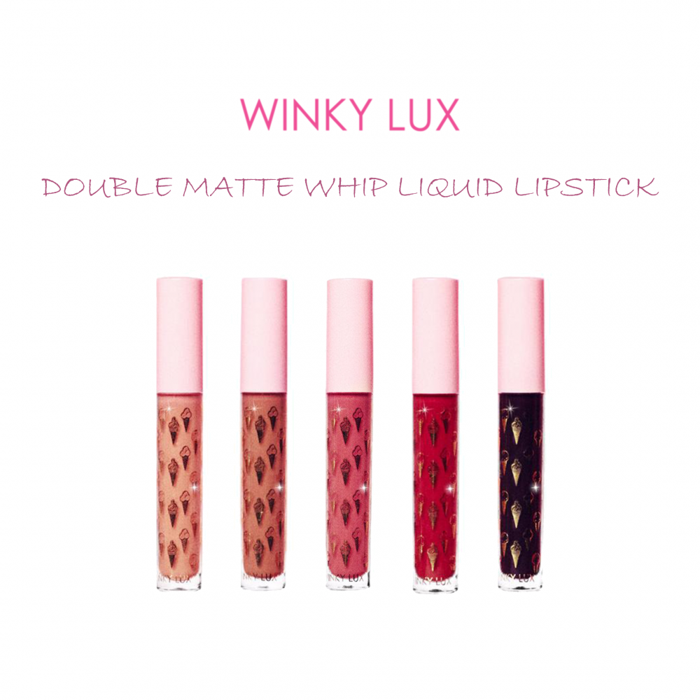 WINKY LUX DOUBLE MATTE WHIP LIQUID LIPSTICK