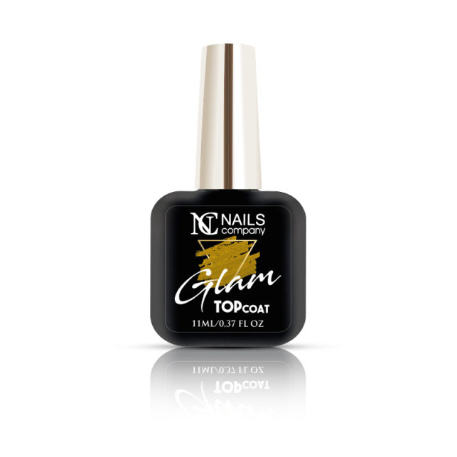 NC NAILS COMPANY GEL POLISH UV LED GLAM TOP COAT TOP 6ml