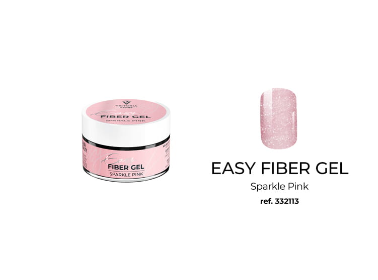 VICTORIA VYNN EASY FIBER BUILDER GELSPARKLE PINK UV/LED