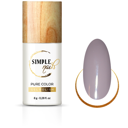 SIMPLE NAILS UV/LED GEL POLISH PURE COLOR FRENCH GREY NUDE