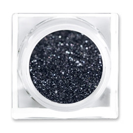 LIT COSMETICS COLOURS EYESHADOW GLITTER JAR GUNSMOKE