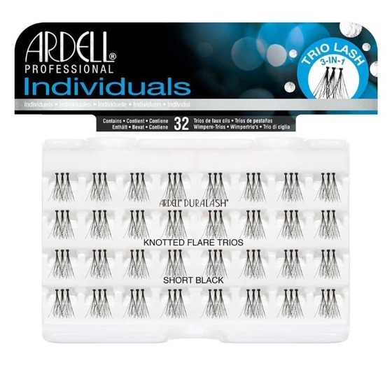 ARDELL LASHES INDIVIDUALS SHORT BLACK 32szt