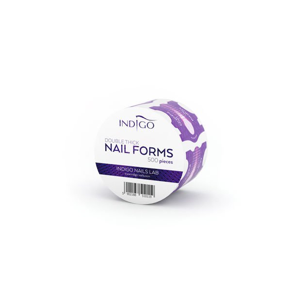 INDIGO PURPLE NAIL FORMS 500 pcs