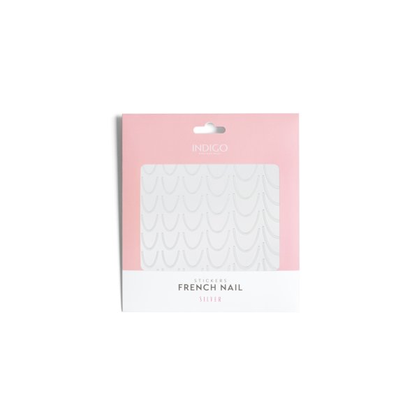 FRENCH NAIL STICKER SILVER