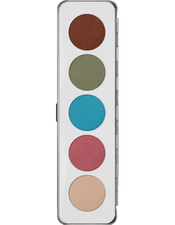 KRYOLAN EYE SHADOW PALETTE 5 COLORS IRIDESCENT 