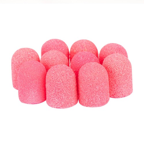 ALLEPAZNOKCIE COATS FOR PEDICURE 7MM 100PCS FABRIC PODS ALLEMED PINK