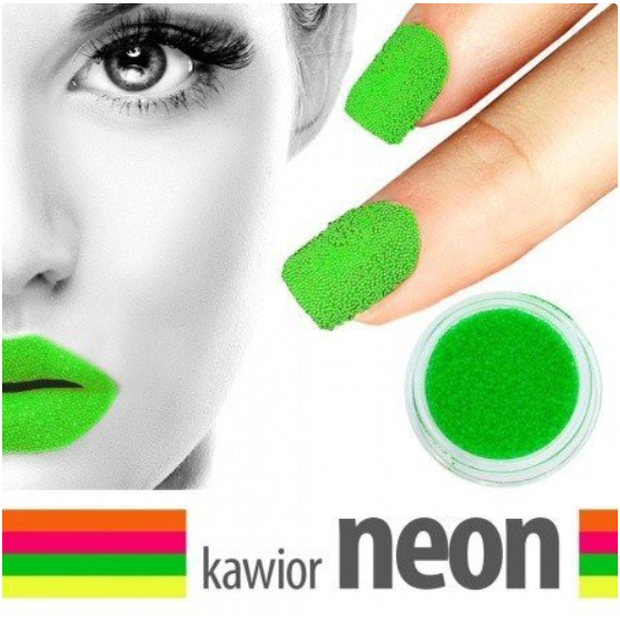 ABA GROUP NEON MANICURE CAVIAR NAIL ART DECORATION - JAR 3.5g