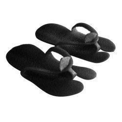 ABA GROUP SLIPPERS WITH FOAM BLACK 10 PAIRS