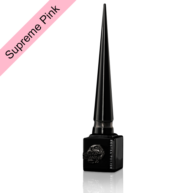 KOSTKA NAIL SYSTEM POLISH GEL TOP COAT SUPREME PINK