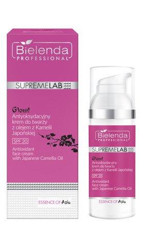 BIELENDA SUPREMELAB ESSENCE OF ASIA GLOW FACE CREAM WITH JAPANESE CAMOON OIL SPF 20 50ML