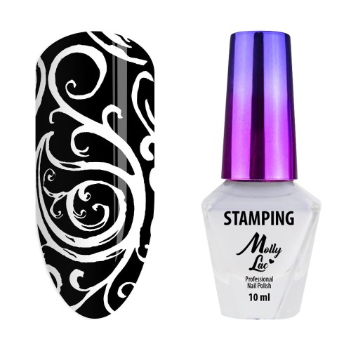 MOLLY LAC STAMP AND STAMPING POLISH 10ML - CLASSIC NAIL POLISH