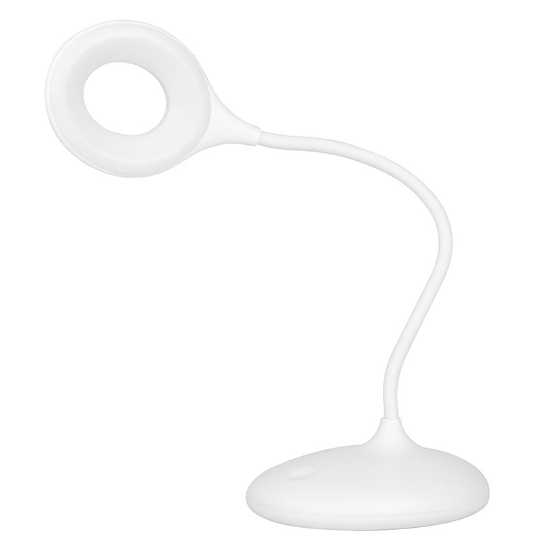 ACTIVESHOP RING LED SNAKE LAMP ON A DESK WHITE