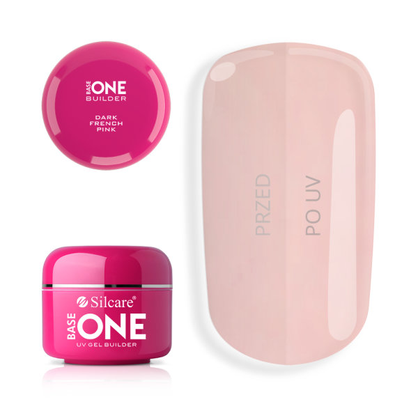 SILCARE BASE ONE GEL UV FRENCH PINK DARK