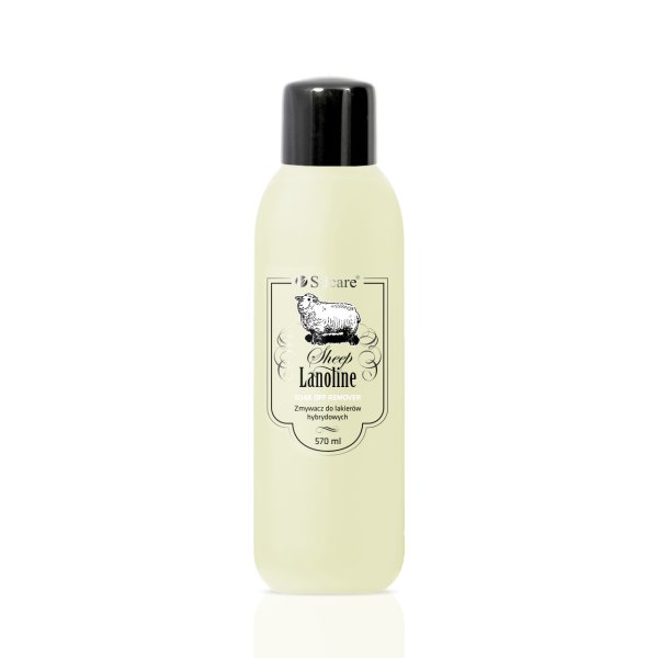 SILCARE SOAK OFF REMOVER WITH LANOLIN - SHEEP HYBRID REMOVER 570ML