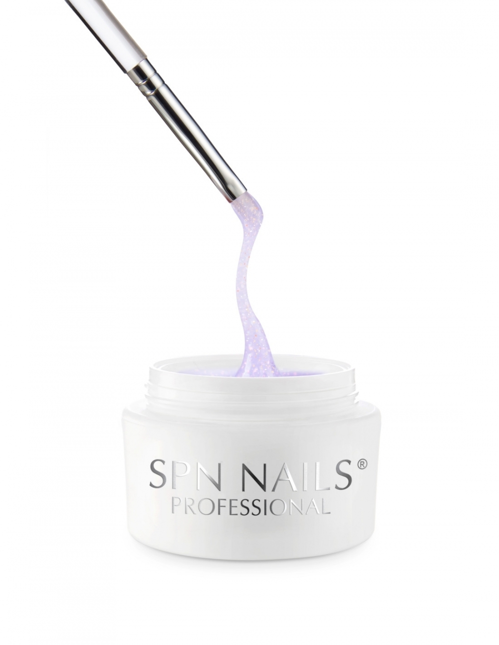 SPN NAILS LAVENDER BUILDER SHINE GEL 15 g