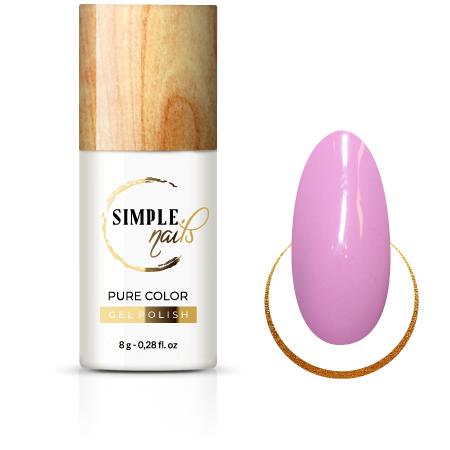 SIMPLE NAILS UV/LED GEL POLISH PURE COLOR LIGHT HEATHER 