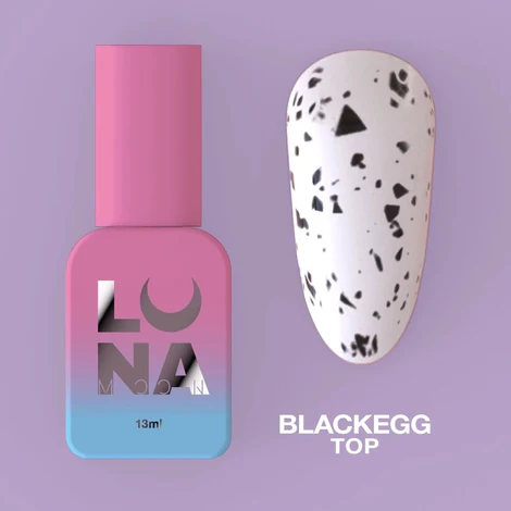 LUNAMOON MATTE TOP WITHOUT STICKY LAYER TOP MATT BLACKEGG 13ML