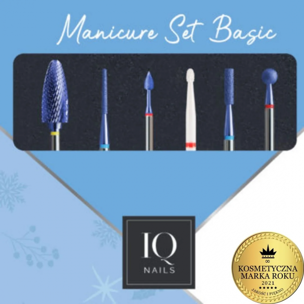 IQ NAILS DRILL BITS SET EXPERT BASIC (IQN SET MANI 15)