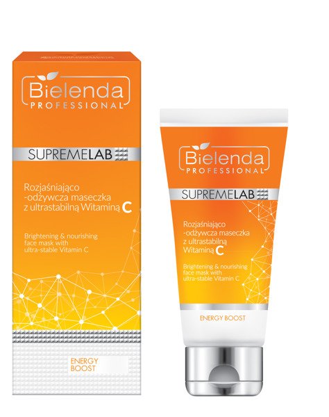 BIELENDA SUPREMELAB ENERGY BOOST BRIGHTENING AND NUTRITIONING MASK WITH ULTRASTABLE VITAMIN C 70ML