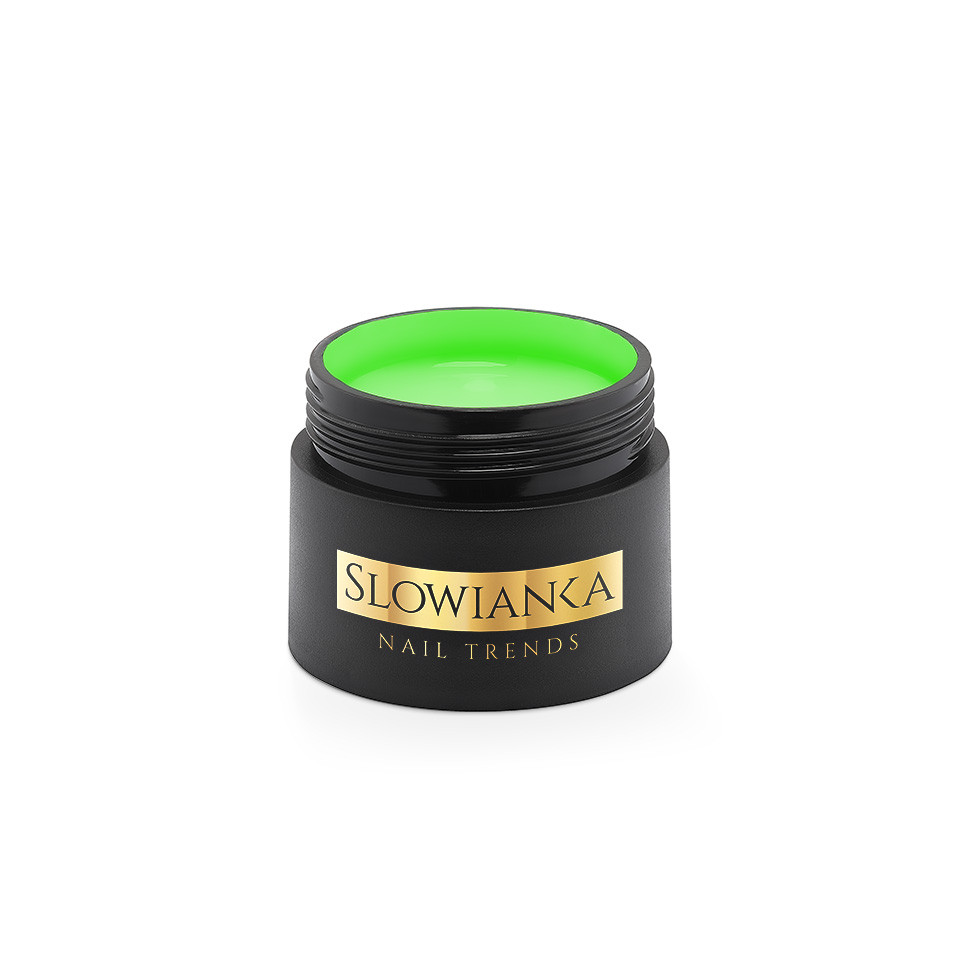 SLOWIANKA EASY LEVELING BUILDER GEL UV/LED MILKY NEON KIWI 