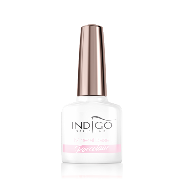 INDIGO GEL POLISH UV LED MINERAL BASE - PORCELAIN 7ML