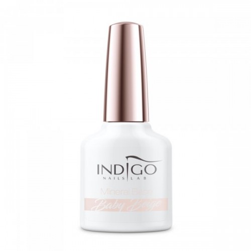 INDIGO GEL POLISH UV LED MINERAL BASE - BABY BEIGE 7ml