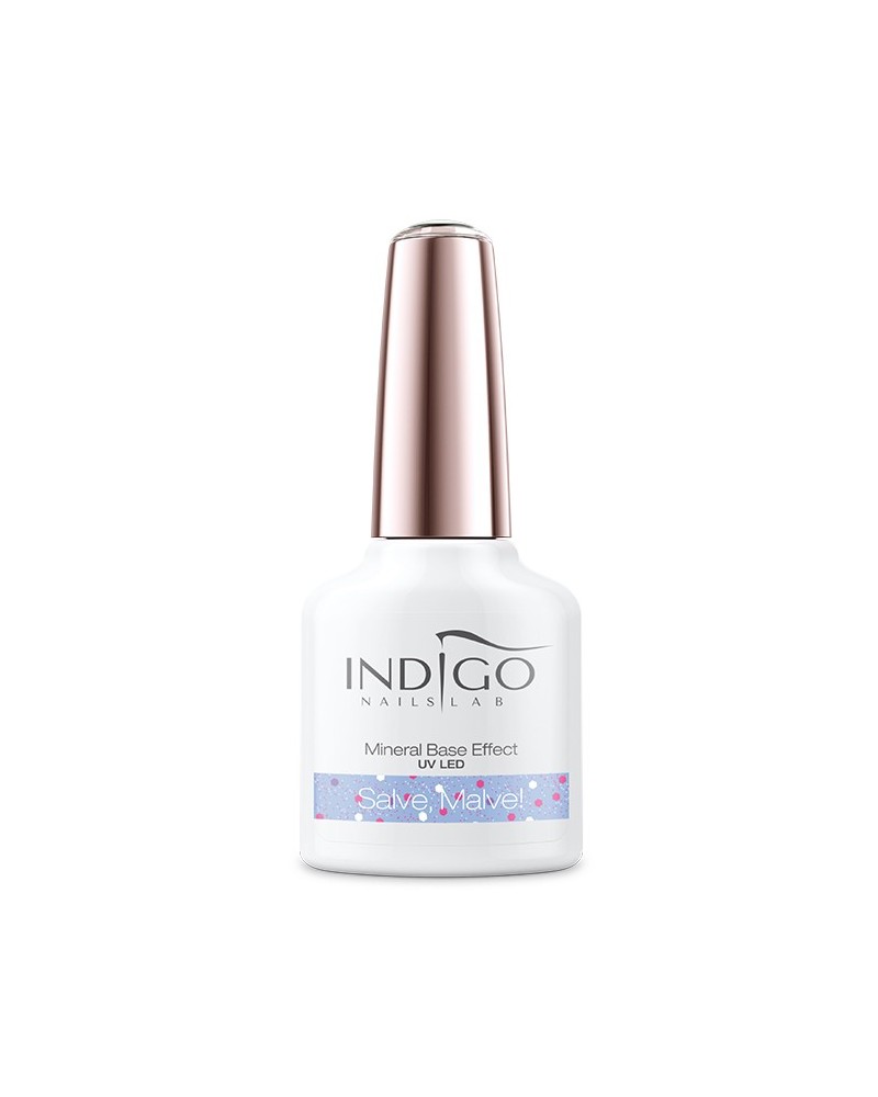 INDIGO GEL POLISH UV LED MINERAL BASE SALVE MALVE 7ml