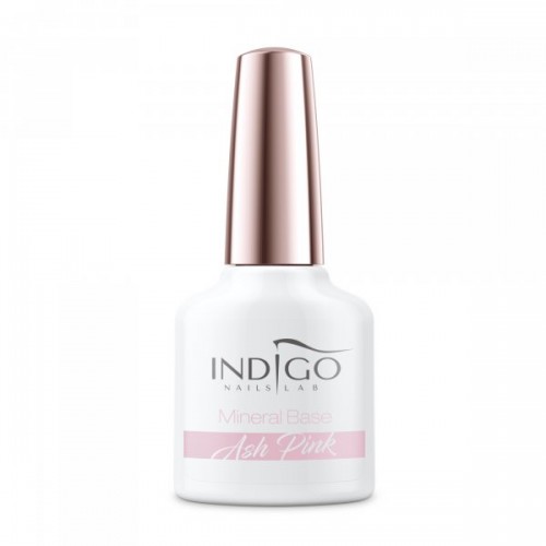 INDIGO GEL POLISH UV LED MINERAL BASE - ASH PINK 7ml