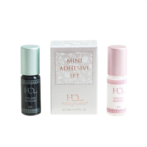 HOUSE OF LASHES MINI ADHESIVE GLUE SET CLEAR&DARK 