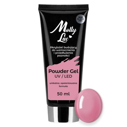 MOLLY LAC POWDER GEL BUILDING ACRYLOGEL FRENCH PINK NO. 06 50ML