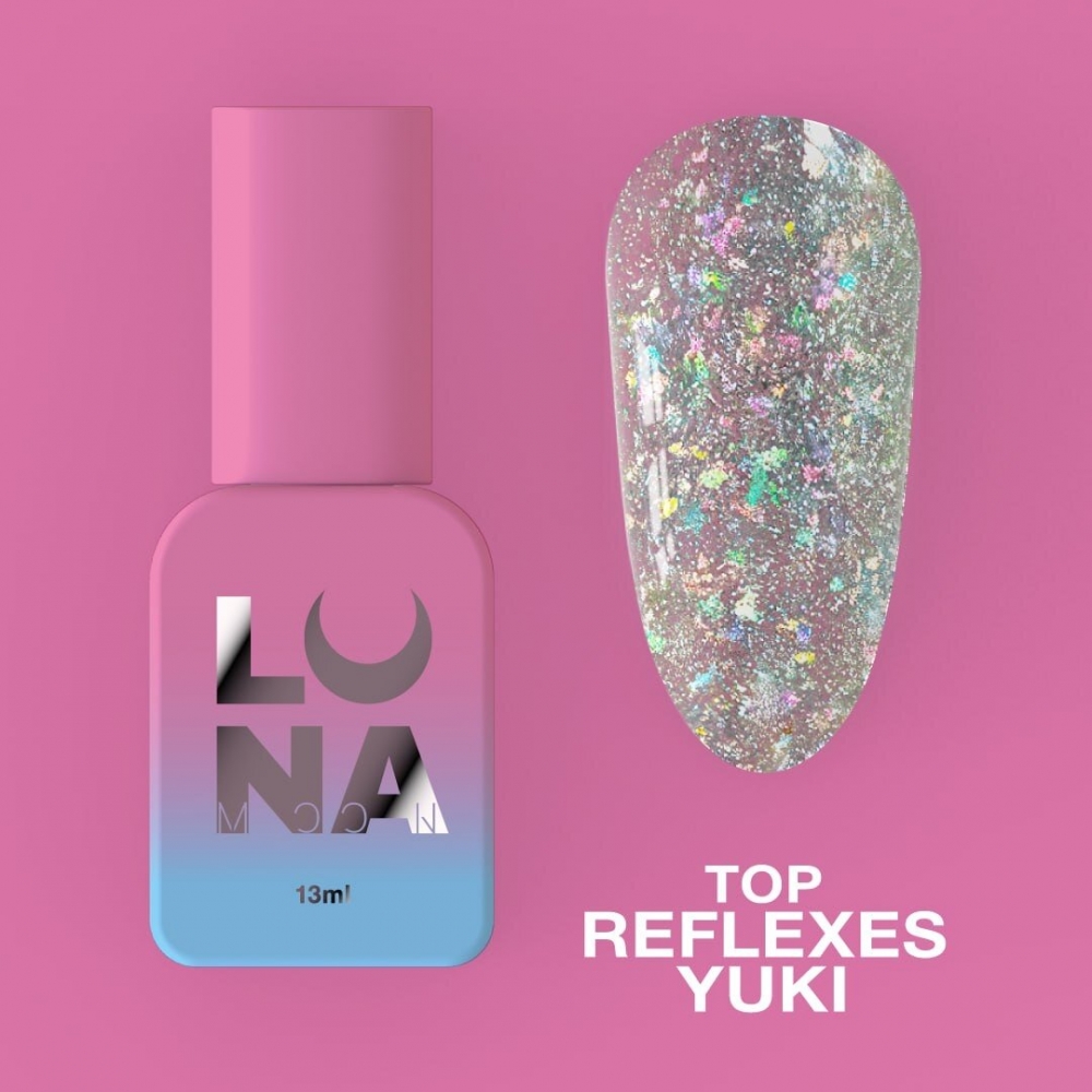 LUNAMOON TOP FOR GEL POLISH TOP REFLEXES YUKI 13ML