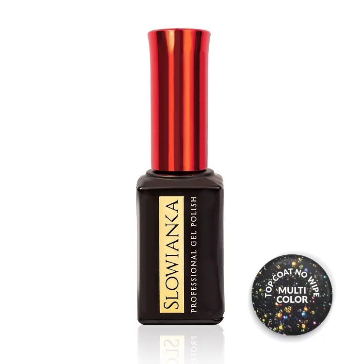 SŁOWIANKA TOP COAT NO WIPE MULTICOLOR 10ML