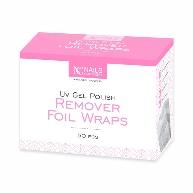 NC NAILS COMPANY REMOVER FOIL WRAPS 50 PCS