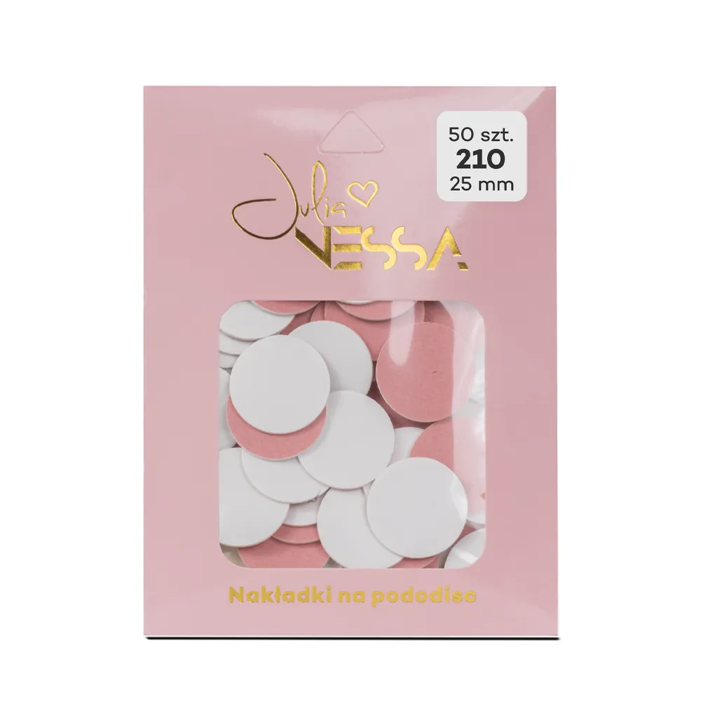 JULIA NESSA PADS FOR PODODISC 25 MM - 50 PCS