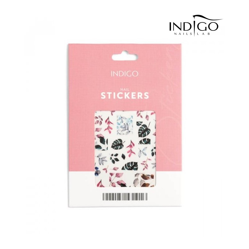 INDIGO NAIL ART STICKER LEAVES 06