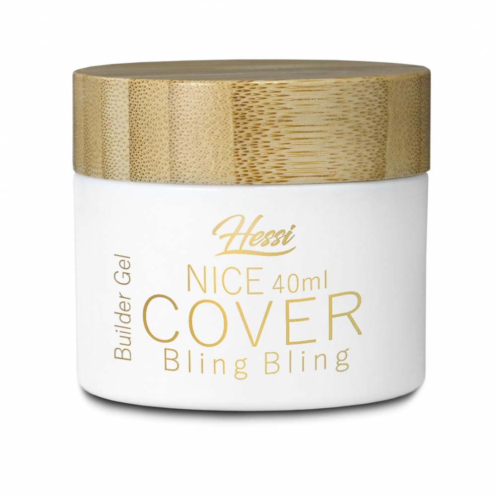 HESSI NAILS BUILDING GEL NICE COVER BLING BLING