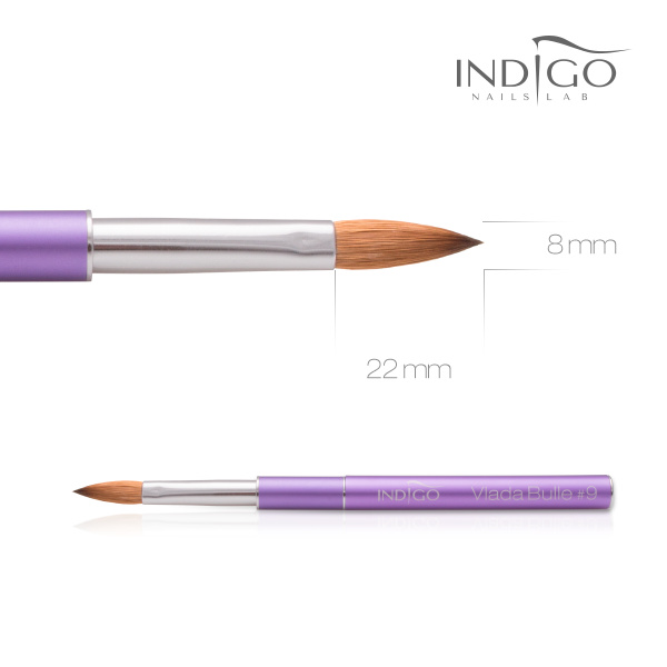 INDIGO VLADA BULLE PRO ACRYLIC BRUSH NO 9