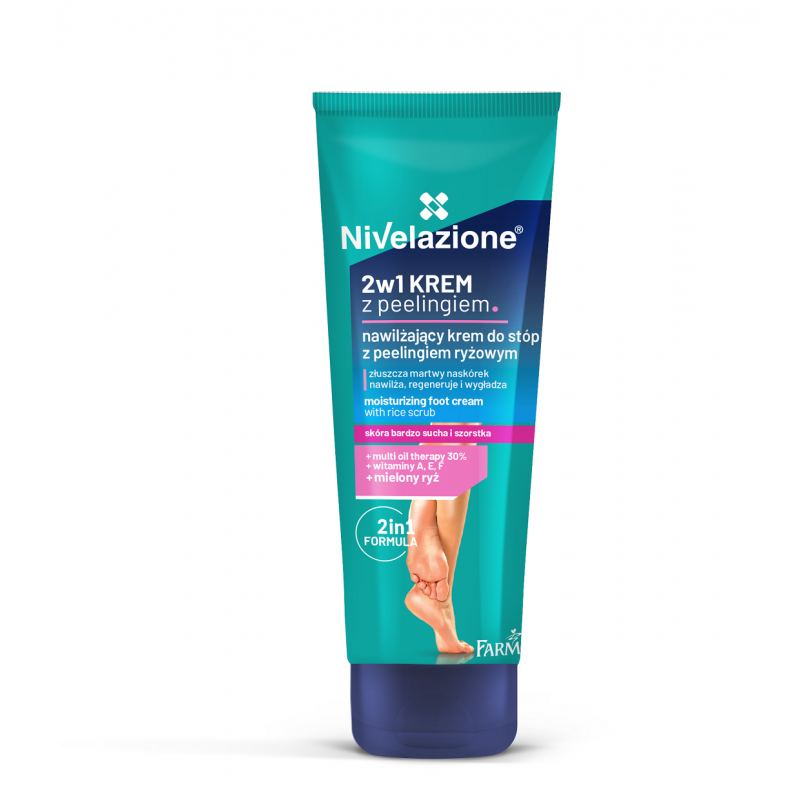 FARMONA NIVELAZIONE MOISTURIZING FOOT CREAM WITH RICE SCRUB 100ML