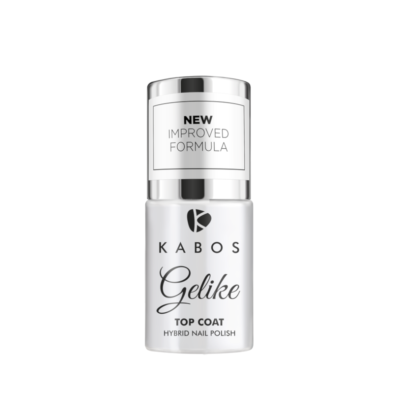 KABOS GELIKE TOP COAT HYBRID VARNISH 8 ML (NEW FORMULA)